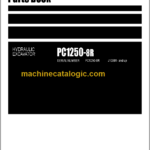 Komatsu PC1250-8R Hydraulic Excavator Parts Book