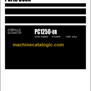 Komatsu PC1250-8R Hydraulic Excavator Parts Book