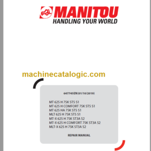 Manitou MT 625 H 75K ST5 Repair Manual