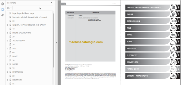 Manitou MT-X 420 H ST3A S2 Repair Manual