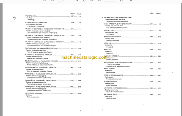 Komatsu D65E-8E Bulldozer Parts Book