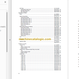 Komatsu PC210LC-11 Hydraulic Excavator Parts Book