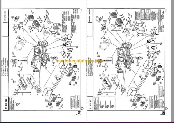 Manitou MT 1637 Parts Catalogue