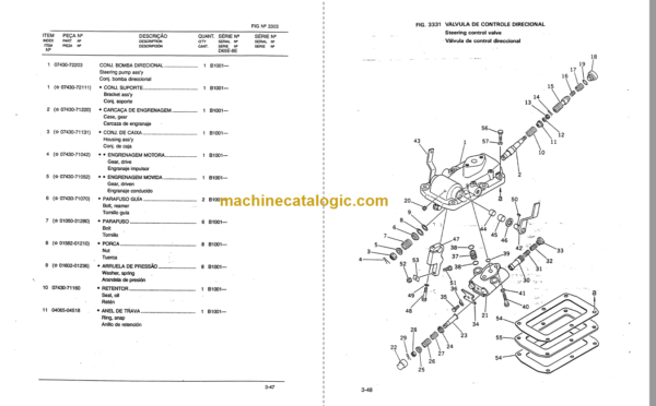 Komatsu D65E-8E Bulldozer Parts Book