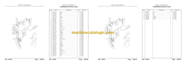 Komatsu S6D95L-1L SN 169575-UP Parts Book