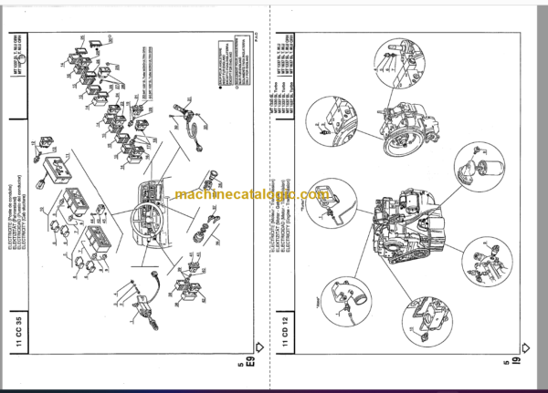 Manitou MT 1637 Parts Catalogue