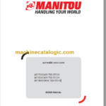 Manitou MT 733 EASY ST5 S1 Repair Manual