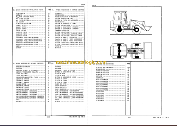 Komatsu 20E Parts Book