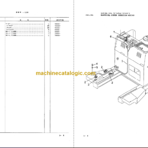 Komatsu FB15A-10 Parts Book