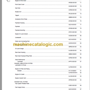 Komatsu PC200i-10 Hydraulic Excavator Parts Book