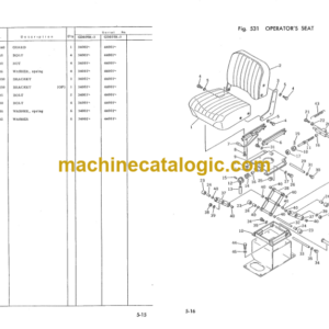 Komatsu GD605R-3 GD655R-3 Parts Book