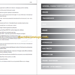 Manitou MT-X 625 H 75K ST3A Repair Manual