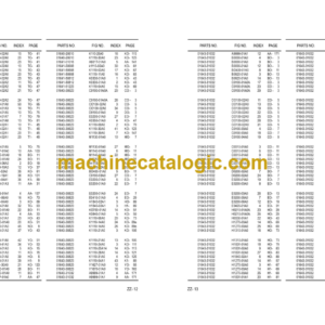 Komatsu PC200 PC200LC-7 PC210 PC210LC-7 Hydraulic Excavator Parts Book