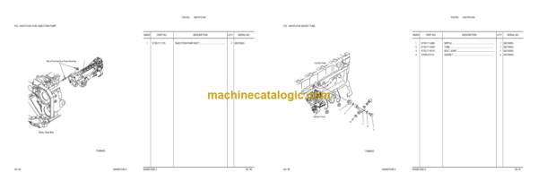 Komatsu PC200 PC200LC-7 PC210 PC210LC-7 Hydraulic Excavator Parts Book