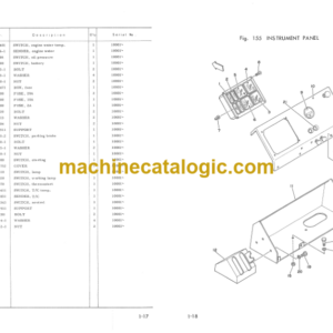 Komatsu W60 Parts Book