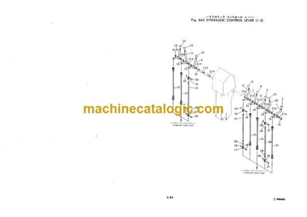 Komatsu GD405A-1 Parts Book