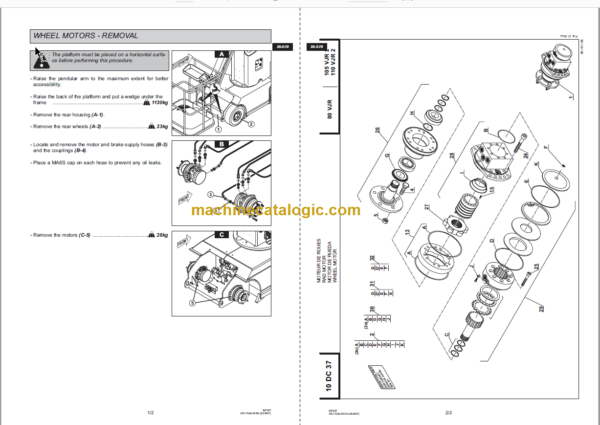 Manitou 80VJR Repair Manual