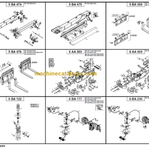 Manitou MT 523 Parts Manual