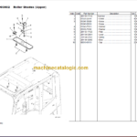 Komatsu PC120-11 Hydraulic Excavator Parts Book