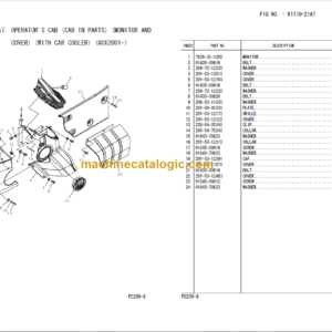 Komatsu PC200-8 PC200LC-8 Parts Book