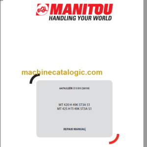 Manitou MT 420 H ST3A S1 Repair Manual