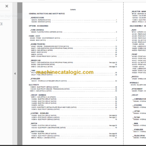 Manitou MT 1030 S TURBO S2 E2 Parts Catalogue