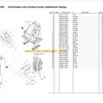 Komatsu PC200-8M0 Hydraulic Excavator Parts Book