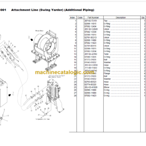 Komatsu PC200-8M0 Hydraulic Excavator Parts Book