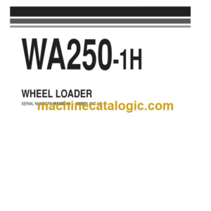 Komatsu WA250-1H Wheel Loader Parts Book