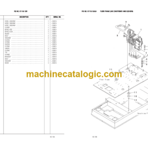 Komatsu PC400-6 Engine Parts Book