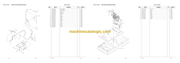 Komatsu PC400-6 Engine Parts Book