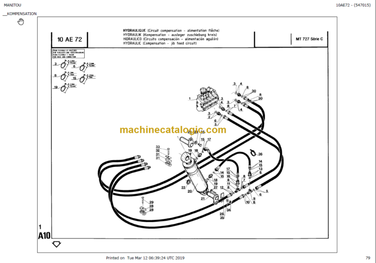 Manitou MT 727 SERIE C Parts Catalogue