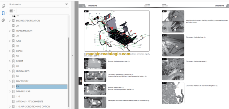 Manitou MT 420 H ST3A S1 Repair Manual