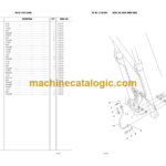 Komatsu PC400-6 Engine Parts Book