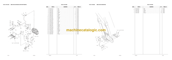 Komatsu PC400-6 Engine Parts Book