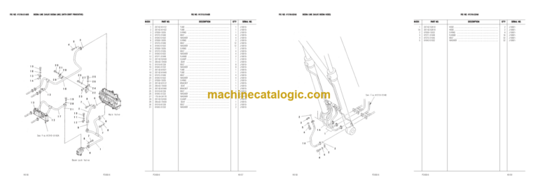Komatsu PC400-6 Engine Parts Book