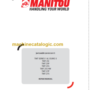 Manitou TMT 25I REPAIR MANUAL