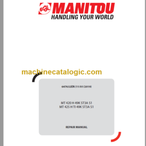 Manitou MT 425 H ST3A S1 Repair Manual