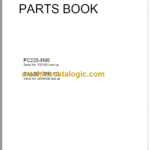 Komatsu PC220-8M0 SAA6D107E-1Q Parts Book