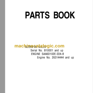 Komatsu GD555-3C Galeo Parts Book