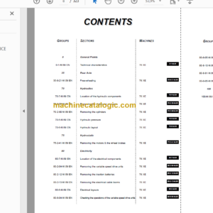 Manitou 78XE REPAIR MANUAL