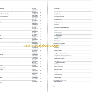 Komatsu PC220-8M0 SAA6D107E-1Q Parts Book