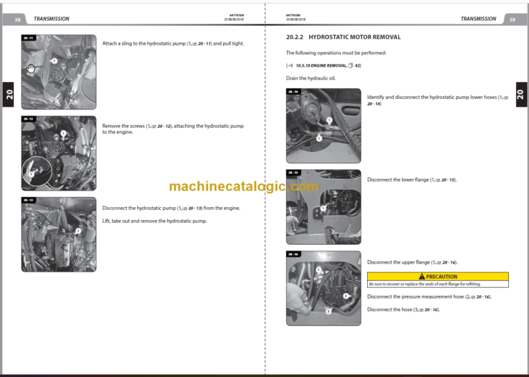 Manitou MT 420 H 57K ST5 S1 Repair Manual