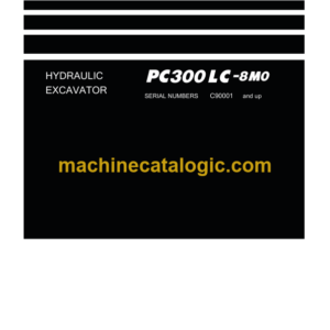 Komatsu PC300LC-8M0 Hydraulic Excavator Parts Book