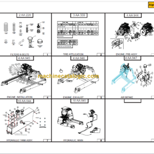 Manitou TMP55 PARTS MANUAL