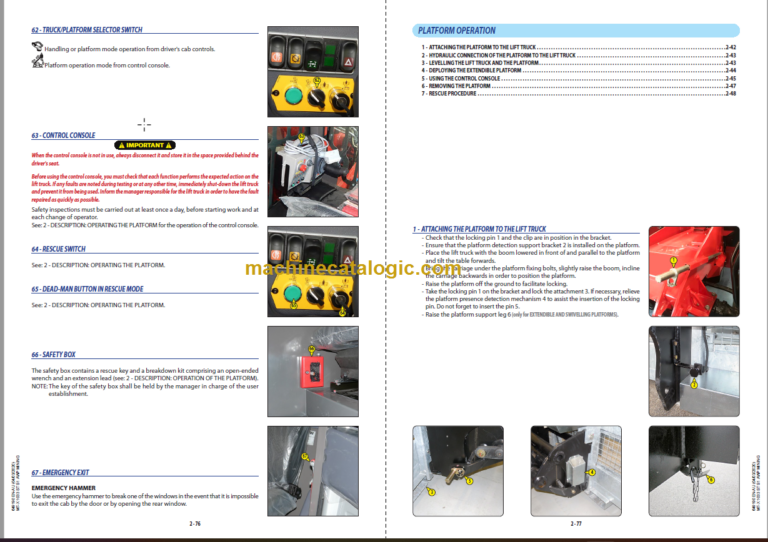Manitou MT-X 1033 ST S1 AWP MINING OPERATOR'S MANUAL