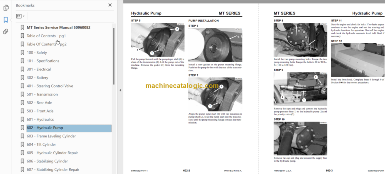 Manitou MT 6642 Service Manual