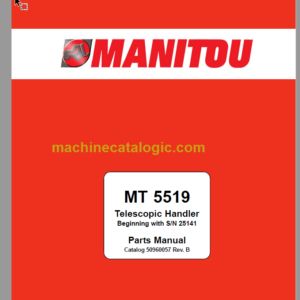 Manitou MT 5519 Parts Manual 50960057