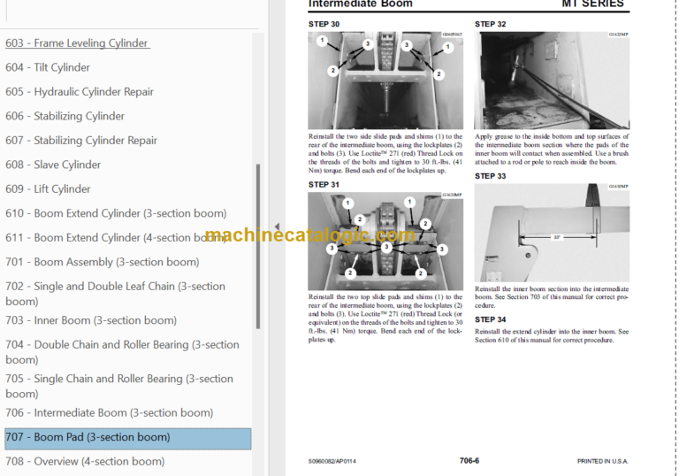 Manitou MT 6642 Service Manual