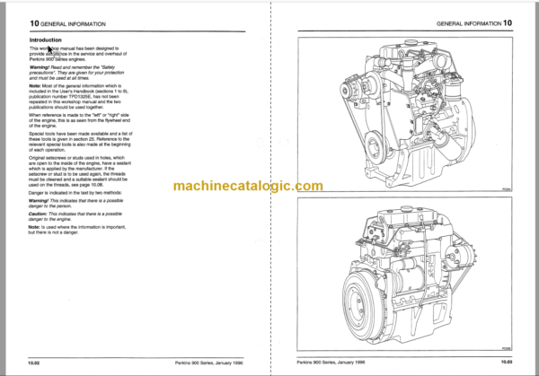 Manitou Perkins Engine 903-27 Repair Manual 647068EN